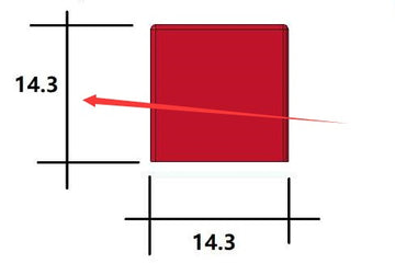 1,5 ml vierkante siliconen gummy schimmel - 432 holtes - 0