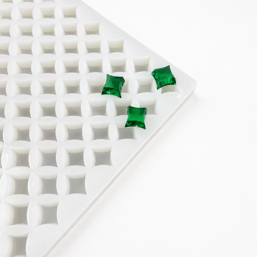 Commerciële siliconen gummymal met veel holtes voor planning van bulkproductie