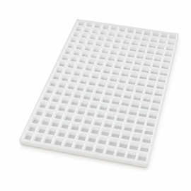 2.5mL square gummy mold top view
