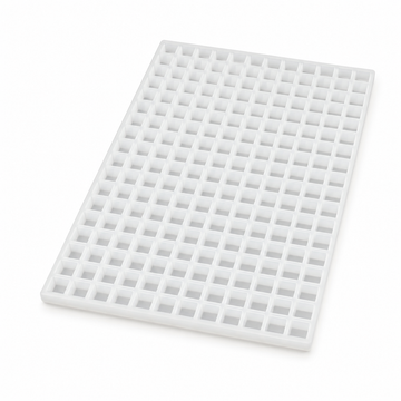 2,5 ml vierkante gummy schimmel - 216 holtes - 0