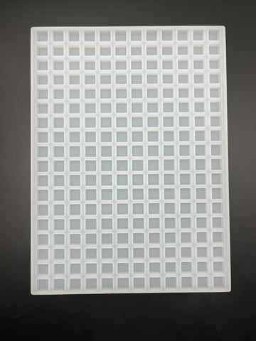 2,5 ml vierkante gummy schimmel - 216 holtes - 0