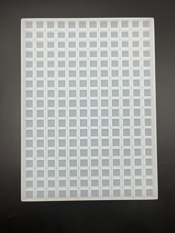 2,5 ml vierkante gummy schimmel - 216 holtes