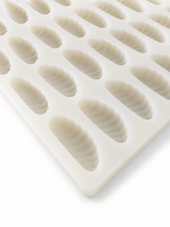 3 ml sinaasappelschijfje gummivorm - 140 gaatjes