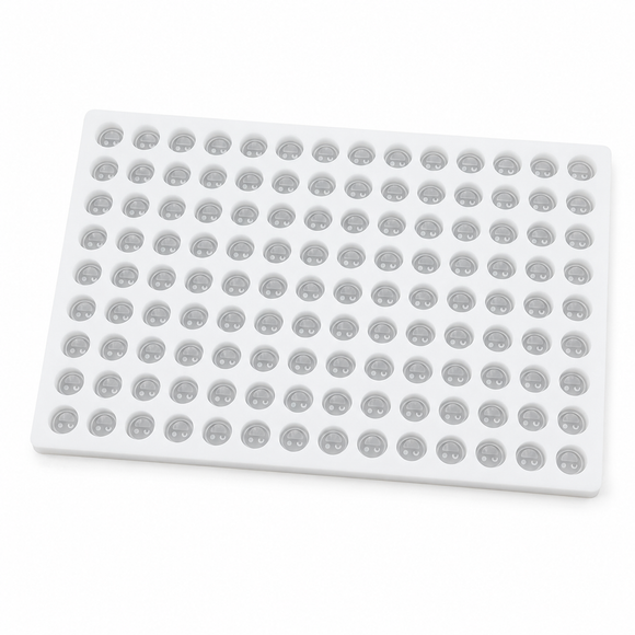 4 ml Smiley Face Gummy Mold - 140 gaatjes