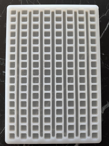 2,3 ml universele deposant kubus gummy schimmel - 136 holtes