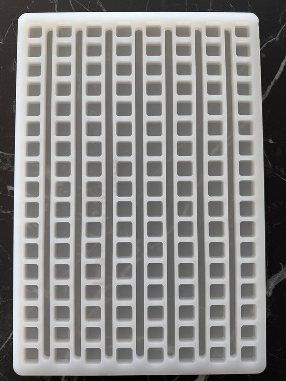 2,3 ml universele deposant kubus gummy schimmel - 136 holtes