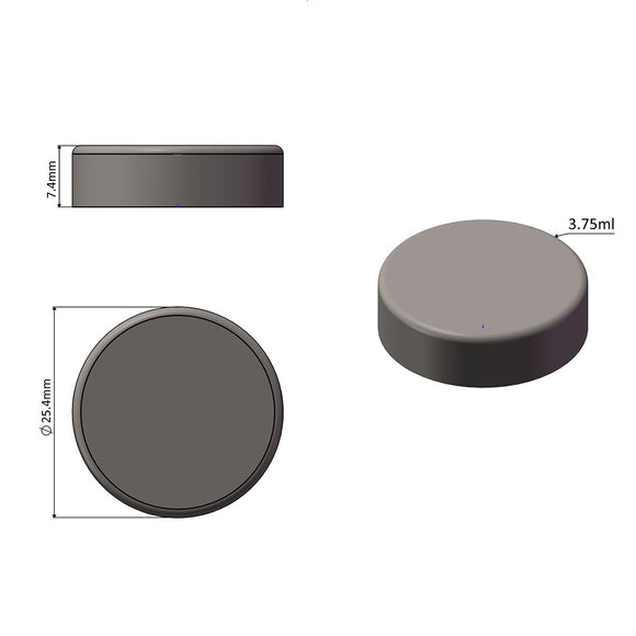 3,75 ml munt gomachtige schimmel