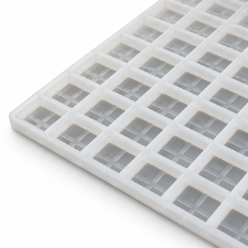 6 ml bakstenen gomachtige schimmel - 204 holtes
