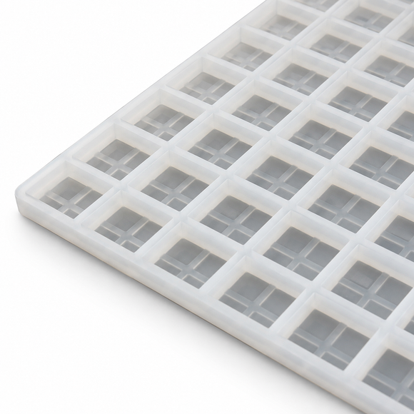 6 ml bakstenen gomachtige schimmel - 204 holtes