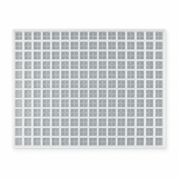 6 ml bakstenen gomachtige schimmel - 204 holtes