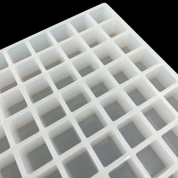 2,5 ml vierkante gummy schimmel - 216 holtes