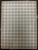 Vierkante vorm van 6 ml - 165 gaatjes