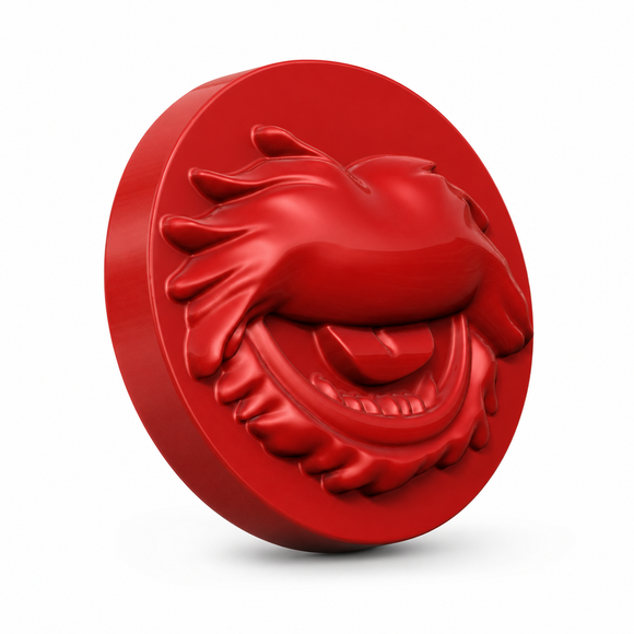 Aangepaste siliconen gummivormen - 3D-ontwerp, monsterlogo