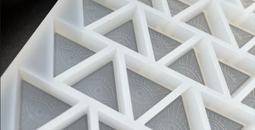 5.1 ml Pyramid Triangle Gummy Mold - 220 holtes - 0