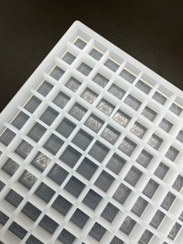 2,9 ml Cube Mold Compliance Logo - 391 holtes