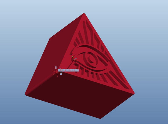 5.1 ml Pyramid Triangle Gummy Mold - 220 holtes