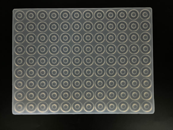 3 ml perzikring siliconen gummy mal - 108 holtes